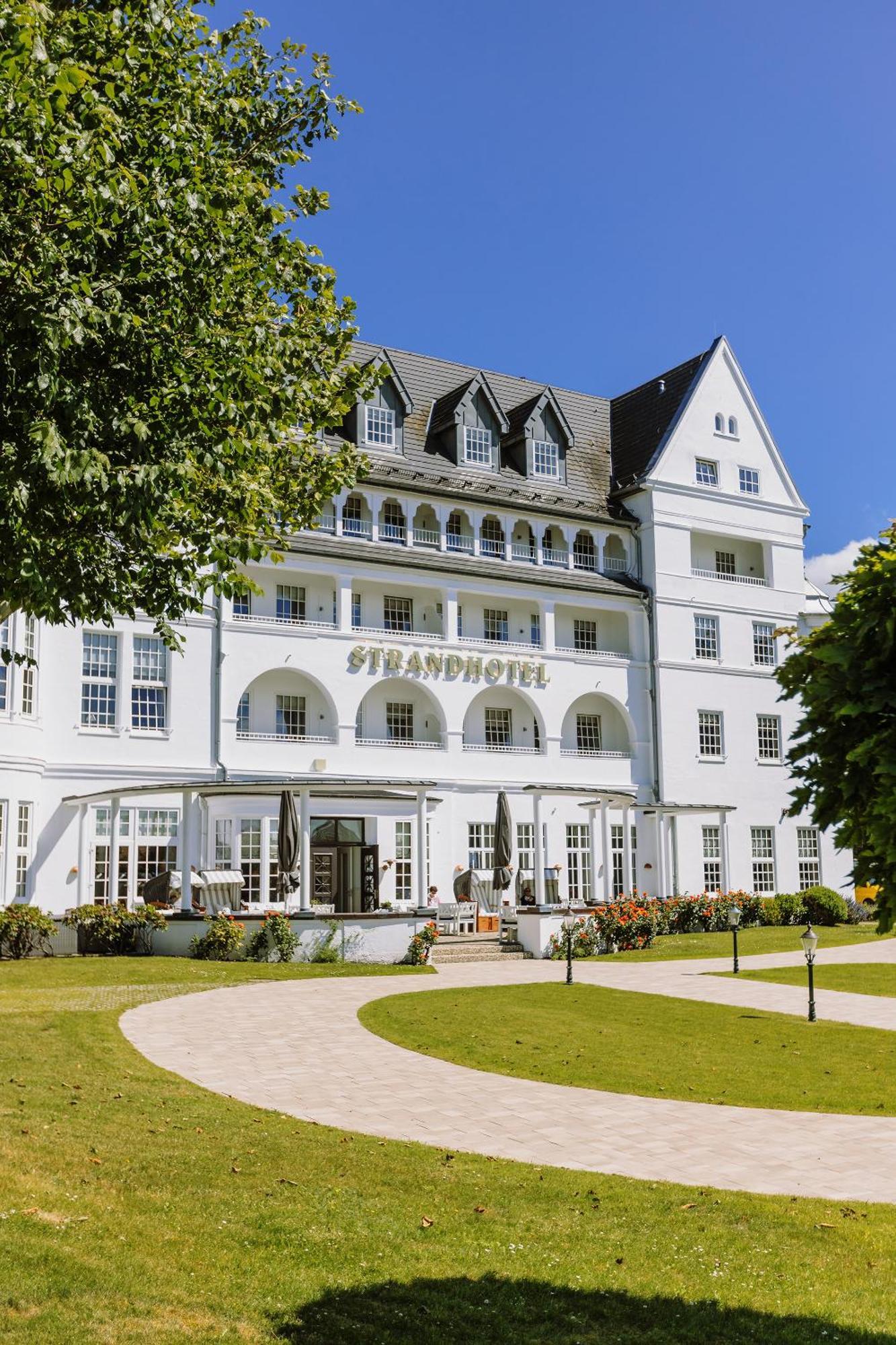 Strandhotel Glücksburg Exterior foto